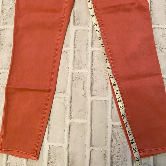 Paige Hoxton Ankle Skinny Pant in Coral Size 29 - Picture 6 of 6